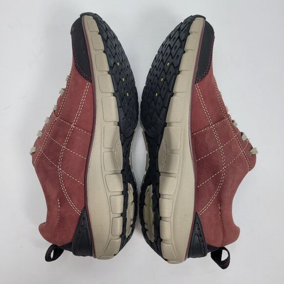 Clarks Wave Walk Women's Burgundy Lace-Up Walking Shoes 64756 US Size 6 M - Picture 6 of 8